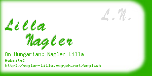 lilla nagler business card